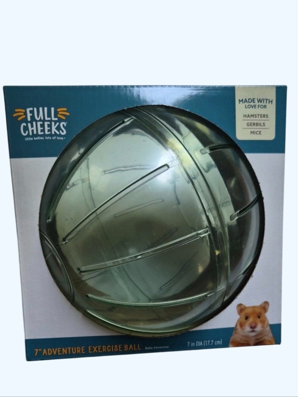 Full Cheeks Small Animal Adventure Excercise Ball-7" Diameter